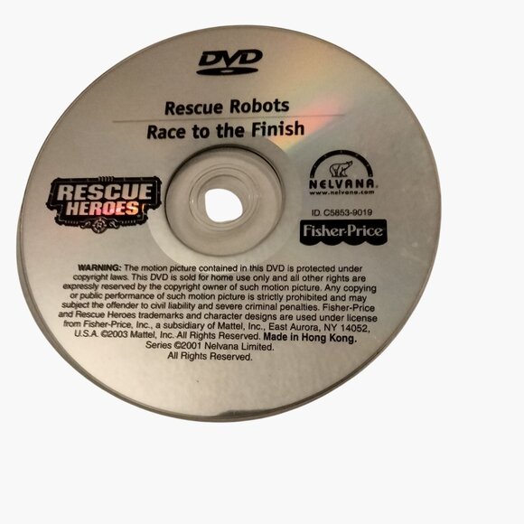 Rescue Heroes DVD For Better Or Curse Bats Life Robots Race Fisher Price Lot 2 - Picture 3 of 6